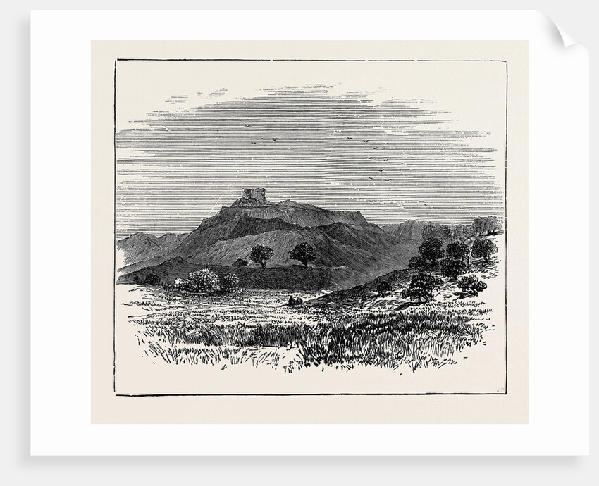 Dr. Schliemann's Excavations at Hissarlik from the West, Greece by Anonymous