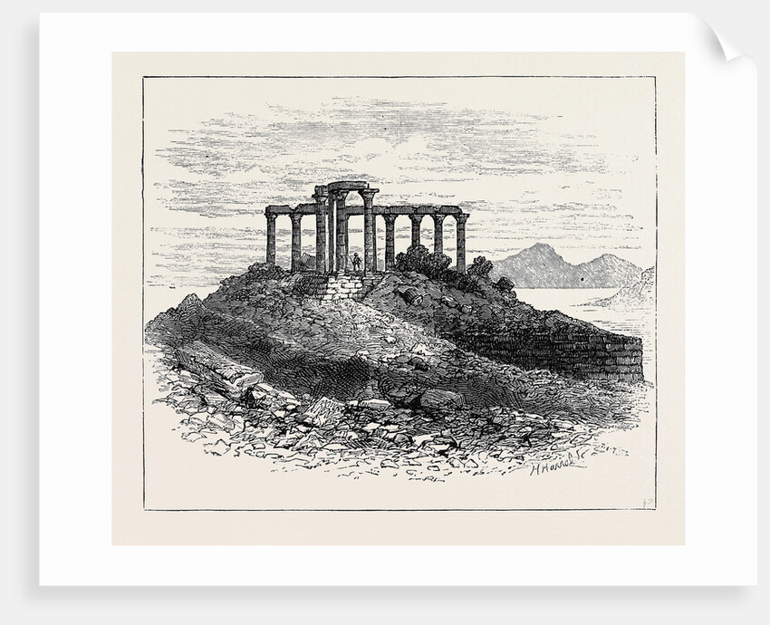 Temple of Minerva, Cape Colonna, Scene of Falconer's Shipwreck, Greece by Anonymous
