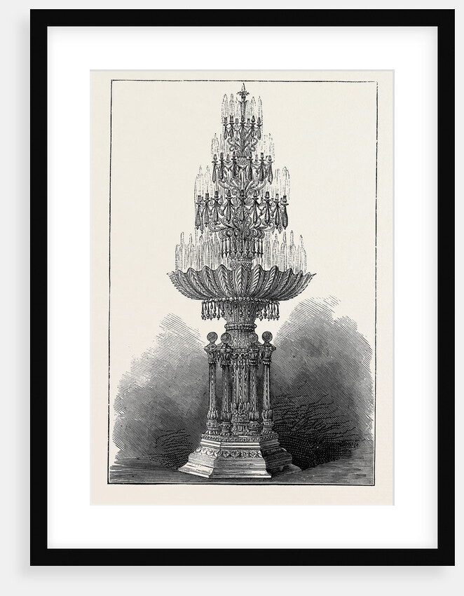 Colossal Crystal Fountain Made for the Maharajah of Puttiala, India by Anonymous