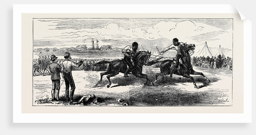 Garrison Athletics at the Curragh Camp, Sword V. Lance by Anonymous