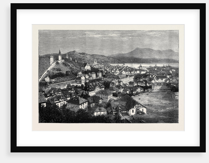 An Autumn Tour in Switzerland: General View of Lucerne by Anonymous