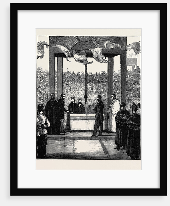 H.R.H. The Duke of Edinburgh at Liverpool: Laying the Foundation Stone of the Walker Art Gallery by Anonymous