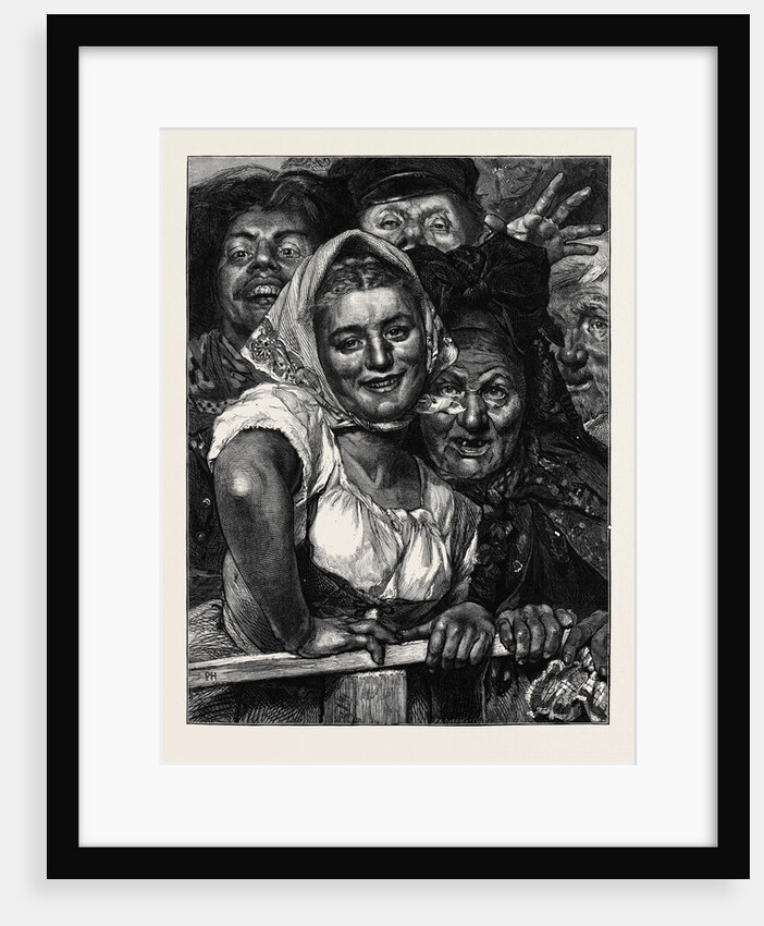 The Spectators from the Picture by Charles Gassow in the International Exhibition by Anonymous