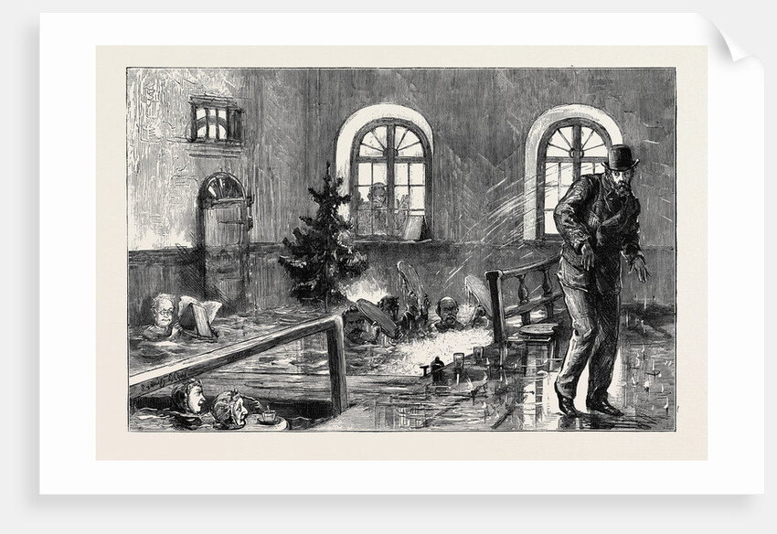 An Autumn Tour in Switzerland: Hats Off, a Sketch in the Private Baths at Leukerbad by Anonymous