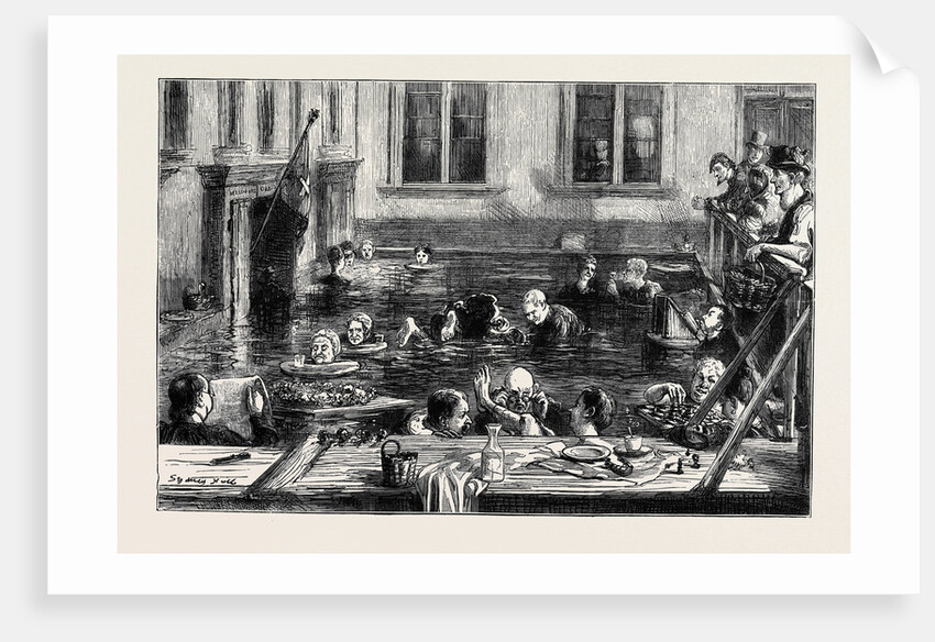 An Autumn Tour in Switzerland: The Public Baths at Leukerbad by Anonymous