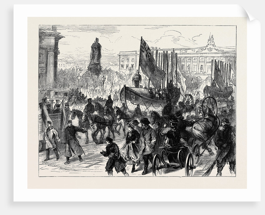Arrival of the Lifeboats Maria and Alfred at St. Petersburg by Anonymous