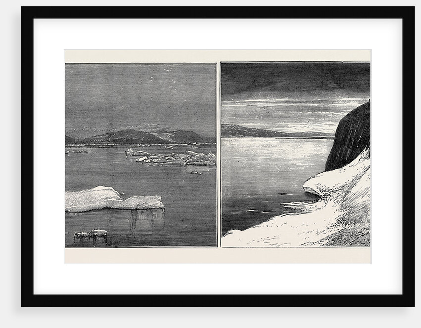 The Austrian Polar Expedition: Nova Zembla, Floating Ice, Midnight in Nova Zembla by Anonymous