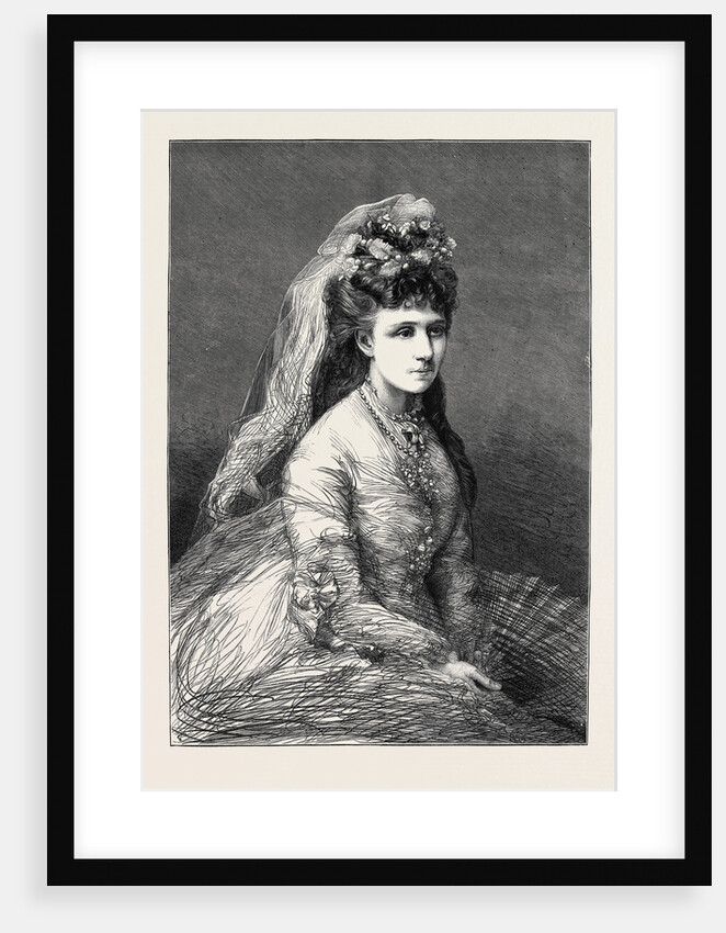 The Civil War in Spain, the Infanta Doña Maria De Las Nieves, Wife of Don Alphonso, Commonly Known As Doï‘a Blanca, the Carlist Leader by Anonymous