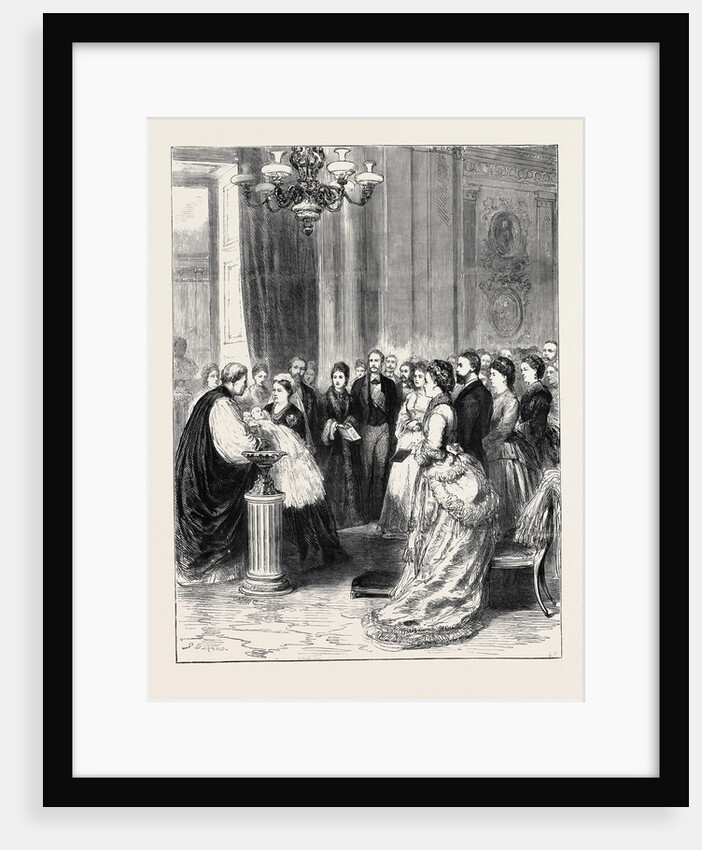 Christening of the Infant Son of the Duke and Duchess of Edinburgh at Buckingham Palace by Anonymous