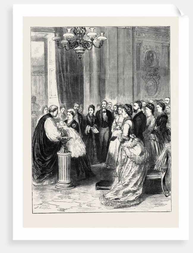 Christening of the Infant Son of the Duke and Duchess of Edinburgh at Buckingham Palace by Anonymous