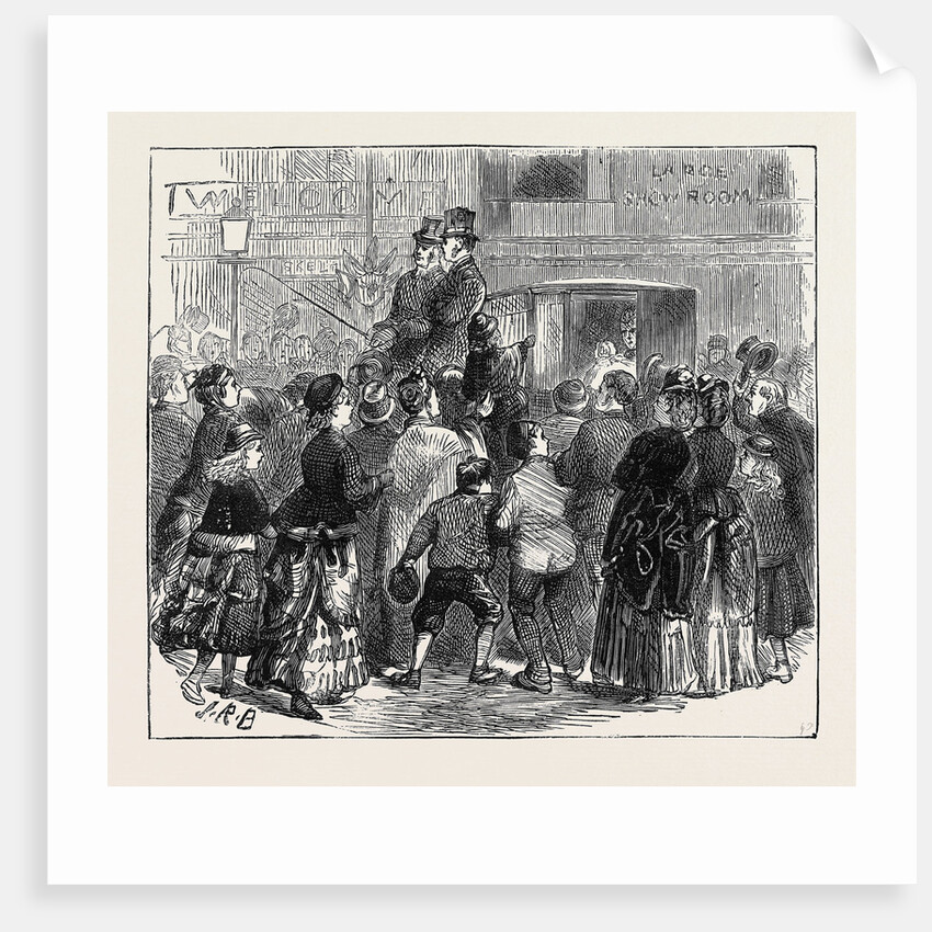 The Duke and Duchess of Edinburgh at Ashford: the Baby, December 5, 1874 by Anonymous