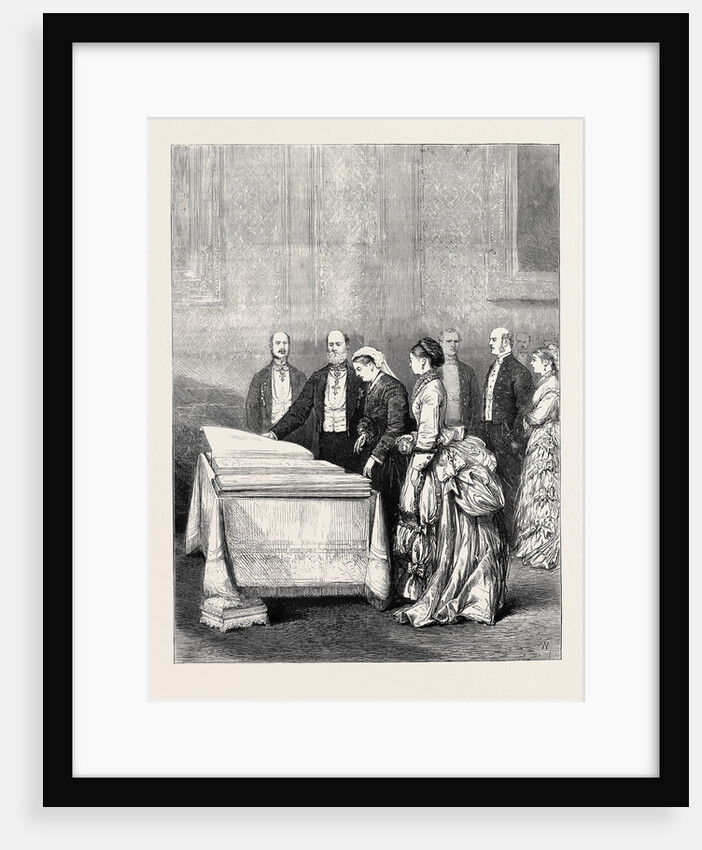 The French Deputation to the Queen at Windsor Castle by Anonymous