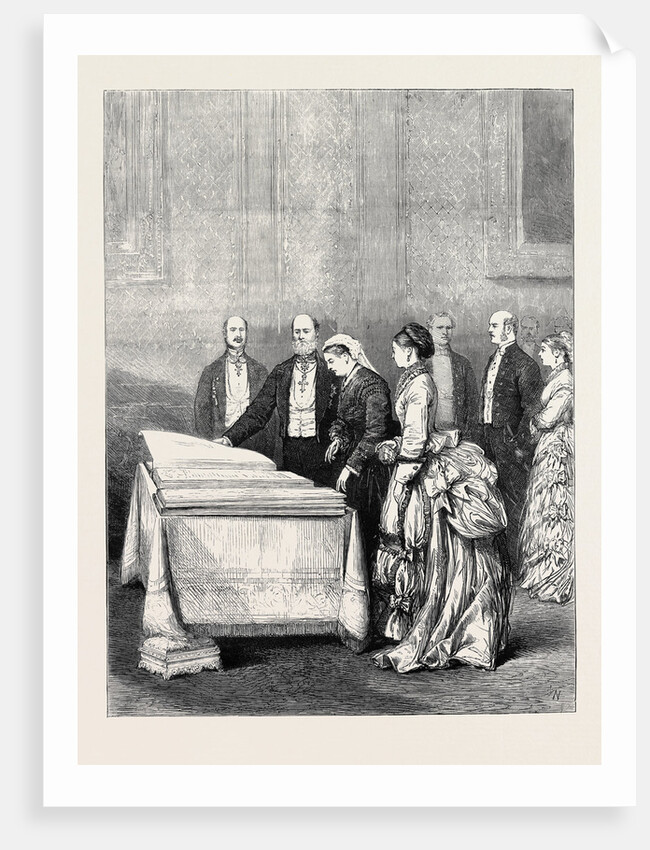 The French Deputation to the Queen at Windsor Castle by Anonymous