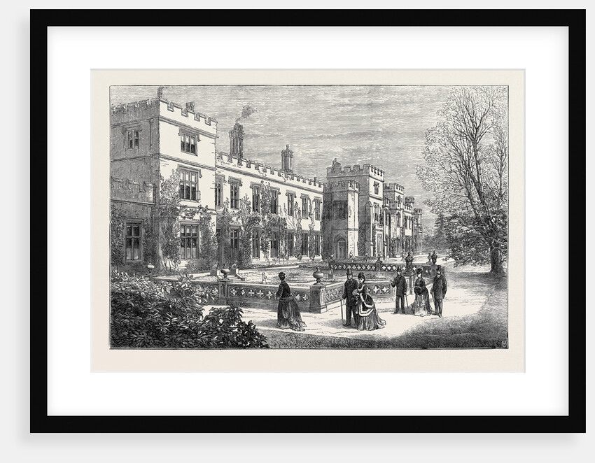 Panshanger, Hertfordshire, the Seat of Earl Cowper, Recently Visited by the Prince and Princess of Wales: The South Front by Anonymous