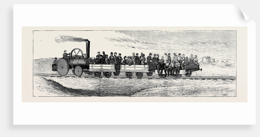 Traction Engine for Carrying Material Between the Batteries by Anonymous