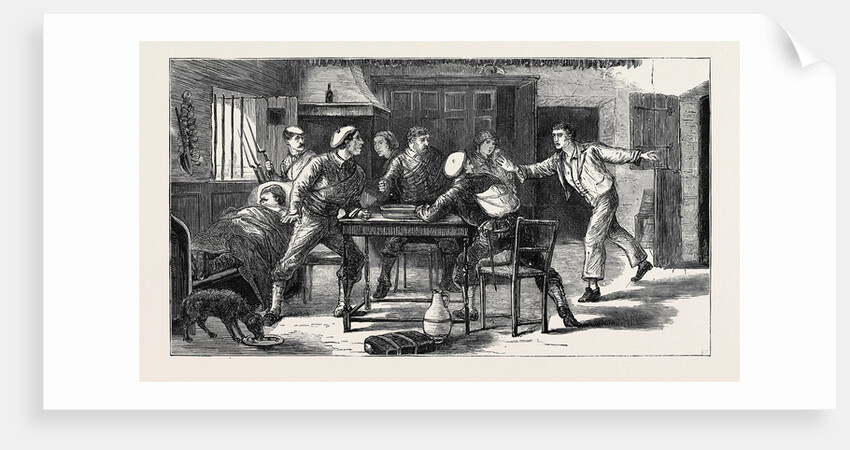 The Civil War in Spain: the Republicans Are Coming ! a Sketch at a Carlist Outpost Near Estella by Anonymous