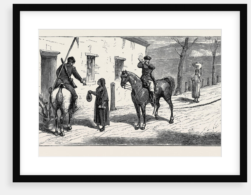 The Civil War in Spain: Carlist Uhlans in the Neighbourhood of Logroño by Anonymous