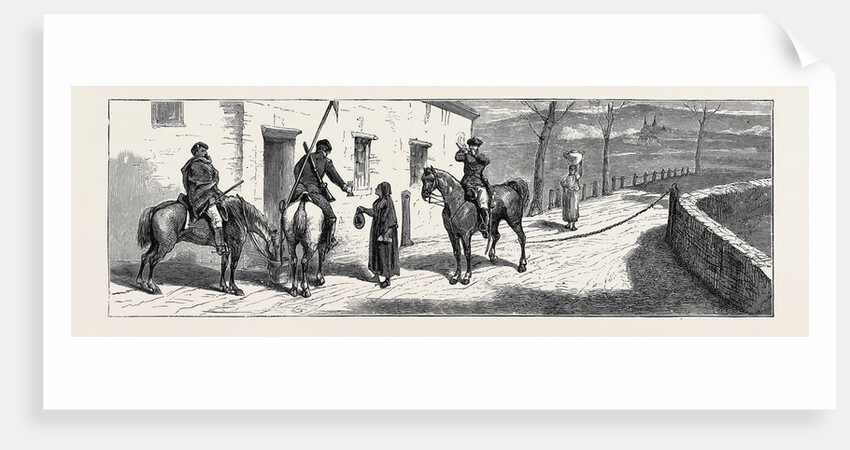 The Civil War in Spain: Carlist Uhlans in the Neighbourhood of Logroño by Anonymous