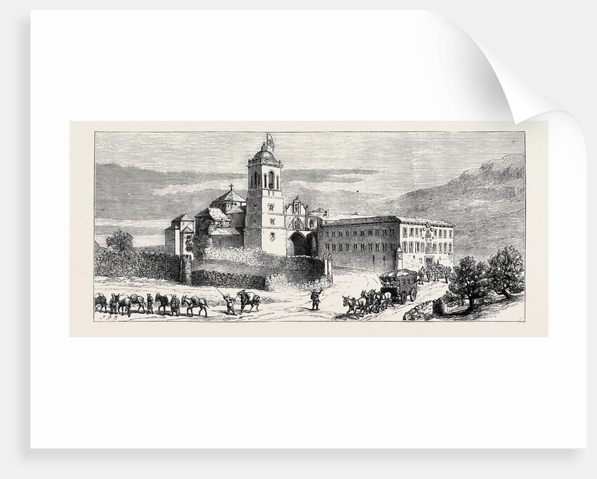 The Civil War in Spain: Monastery of Santa Maria De Yrache, Occupied by a Carlist Ambulance by Anonymous