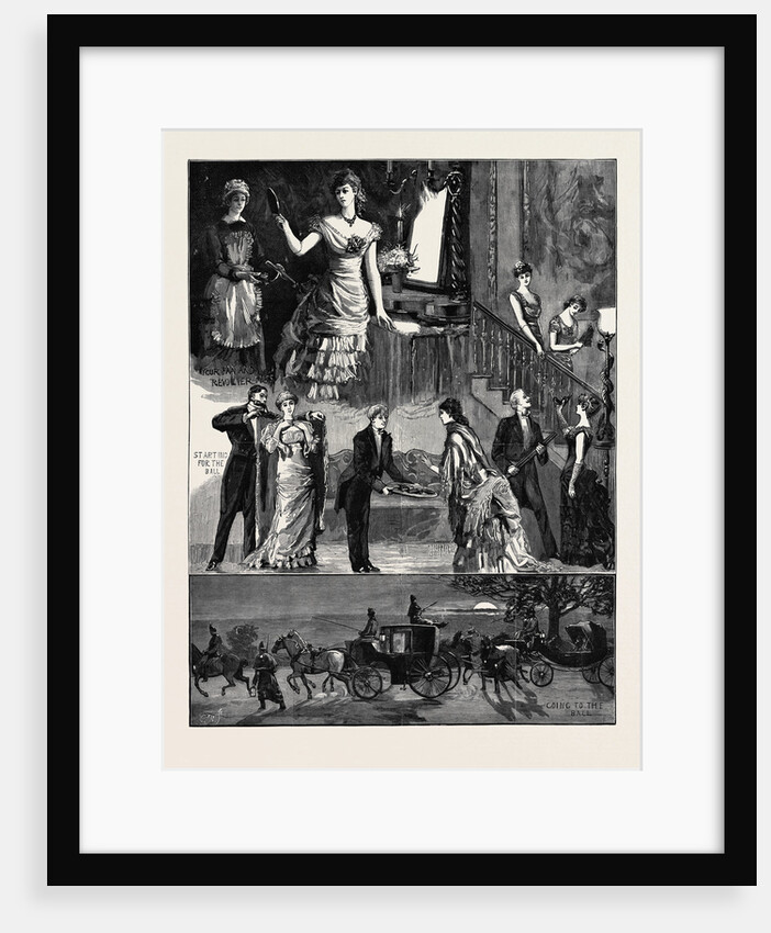 Irish Society in 1882: Going to a Ball by Anonymous