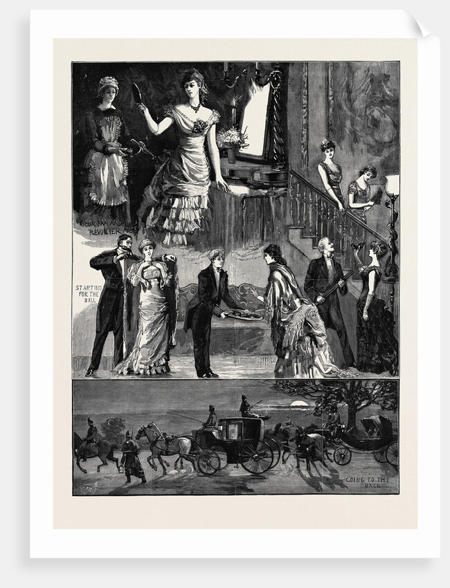 Irish Society in 1882: Going to a Ball by Anonymous