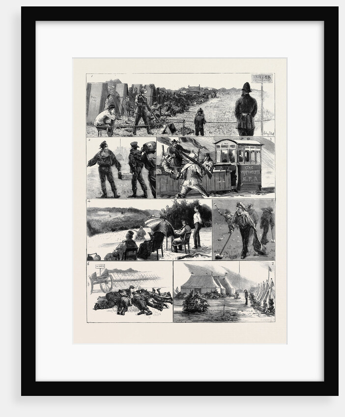 In Camp at Wimbledon by Anonymous