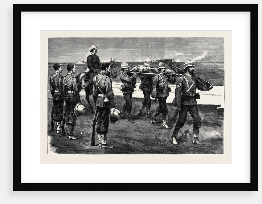 Bringing Home the Body of Lieutenant H.G.L. Howard-Vyse, of the 60th Rifles, Killed During the Reconnaissance in Force, August 5 by Anonymous