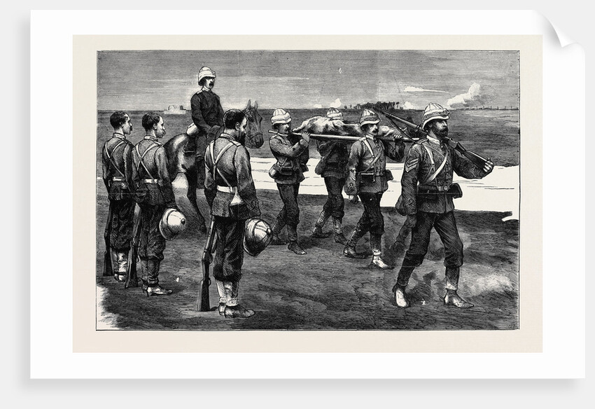 Bringing Home the Body of Lieutenant H.G.L. Howard-Vyse, of the 60th Rifles, Killed During the Reconnaissance in Force, August 5 by Anonymous