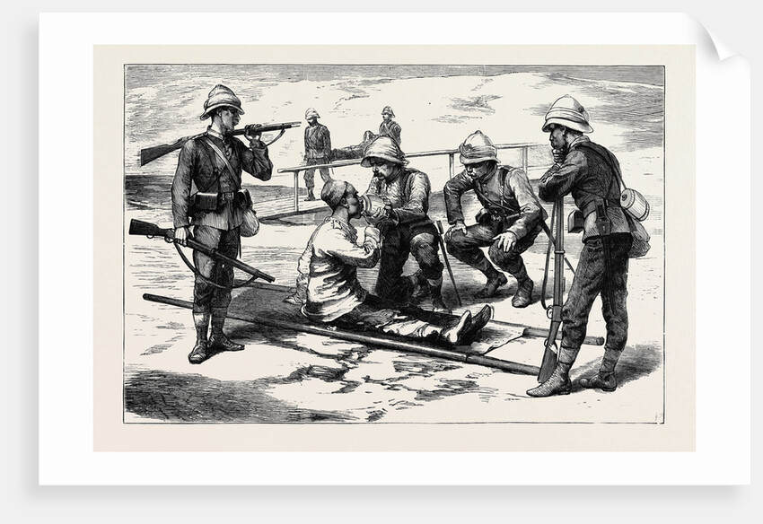 The First Prisoner of War, an Arab Wounded and Captured During the Reconnaissance in Force, August 5 by Anonymous