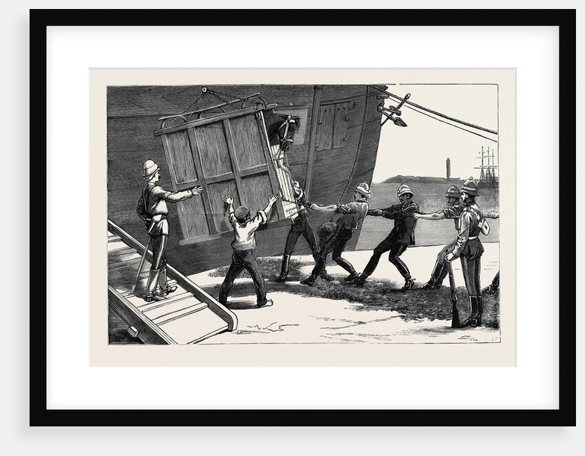 The Landing of the Life Guards at Alexandria by Anonymous