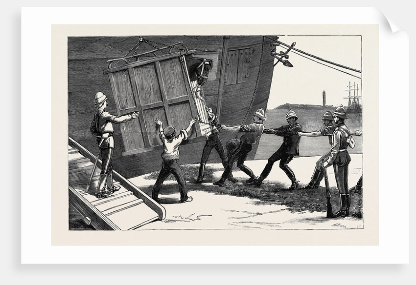 The Landing of the Life Guards at Alexandria by Anonymous