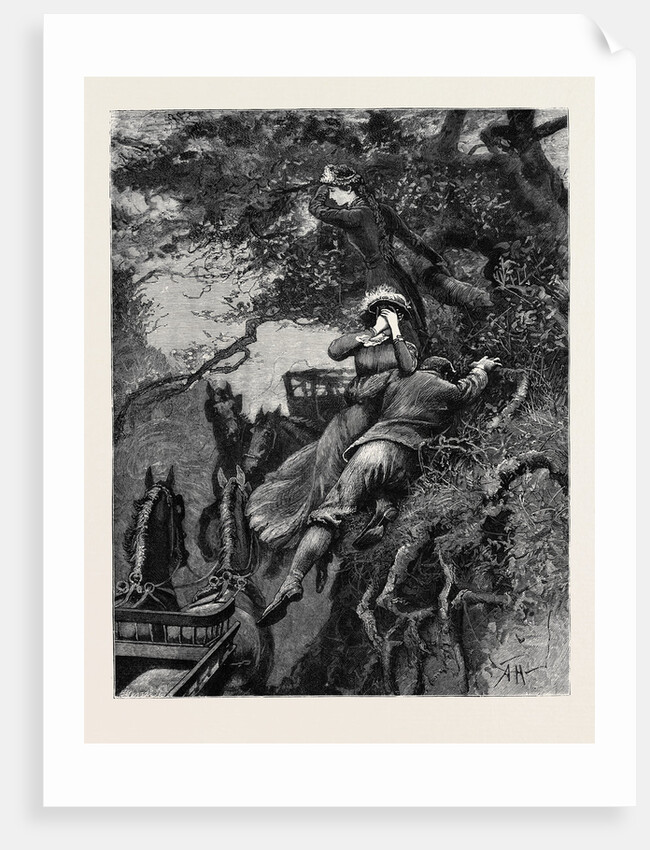 Kit, a Memory; Hugging Her to His Breast, He Leapt Not at the Branch, But at the Bank Itself by Anonymous