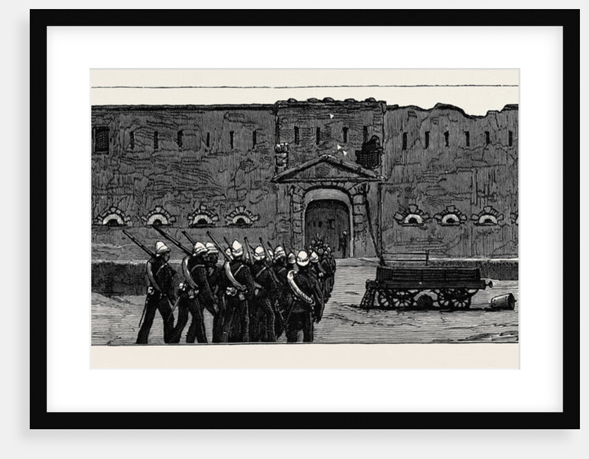 The War in Egypt, Fort Mex, Alexandria: Entrance to the Centre Fort by Anonymous