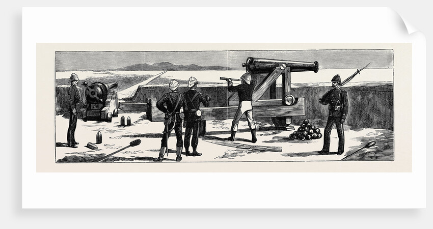 The War in Egypt, Fort Mex, Alexandria: The South-East Corner: Reconnoitring the Enemy's Position by Anonymous