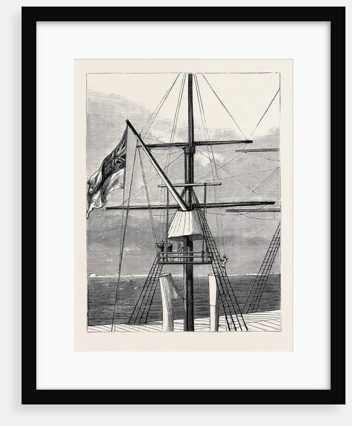 The Look-Out Perch on Board H.M.S. Minotaur in Aboukir Bay by Anonymous