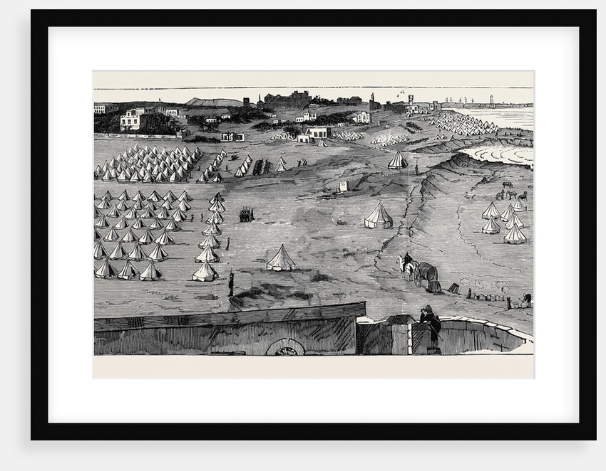The Camp of the Highland Brigade at Ramleh, Alexandria by Anonymous