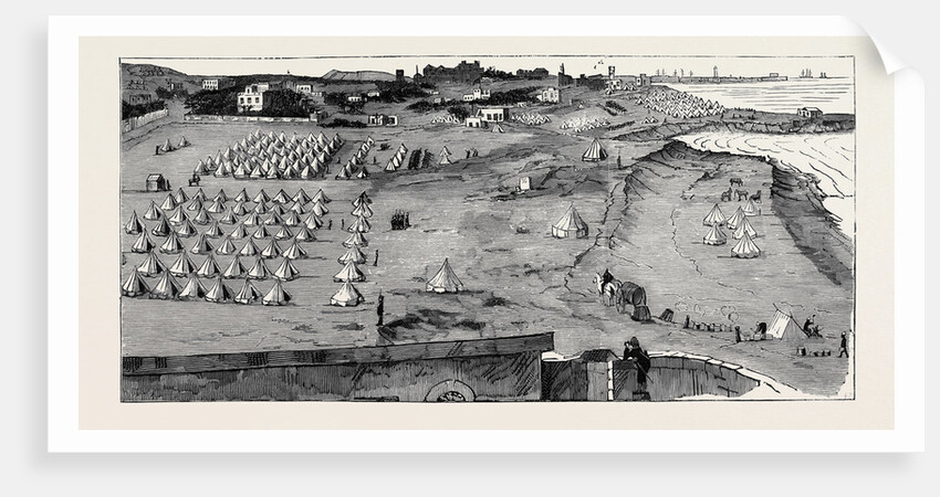 The Camp of the Highland Brigade at Ramleh, Alexandria by Anonymous