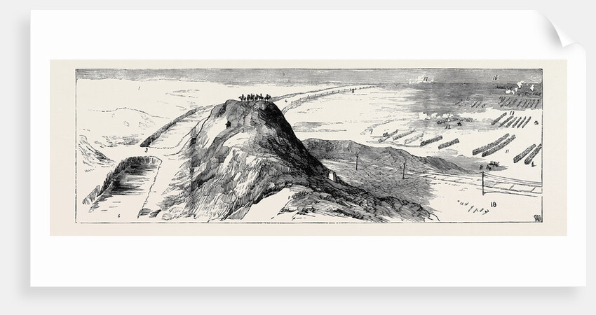 The Position of Sir Garnet Wolseley and Staff During the Engagement at Mahuta, August 25 by Anonymous