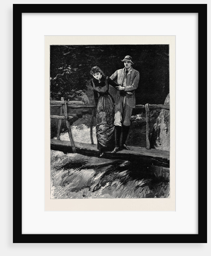 Kit, a Memory; Frank Found Himself Alone with Trenna Upon the Little Rustic Bridge that Spanned the Waterfall by Anonymous