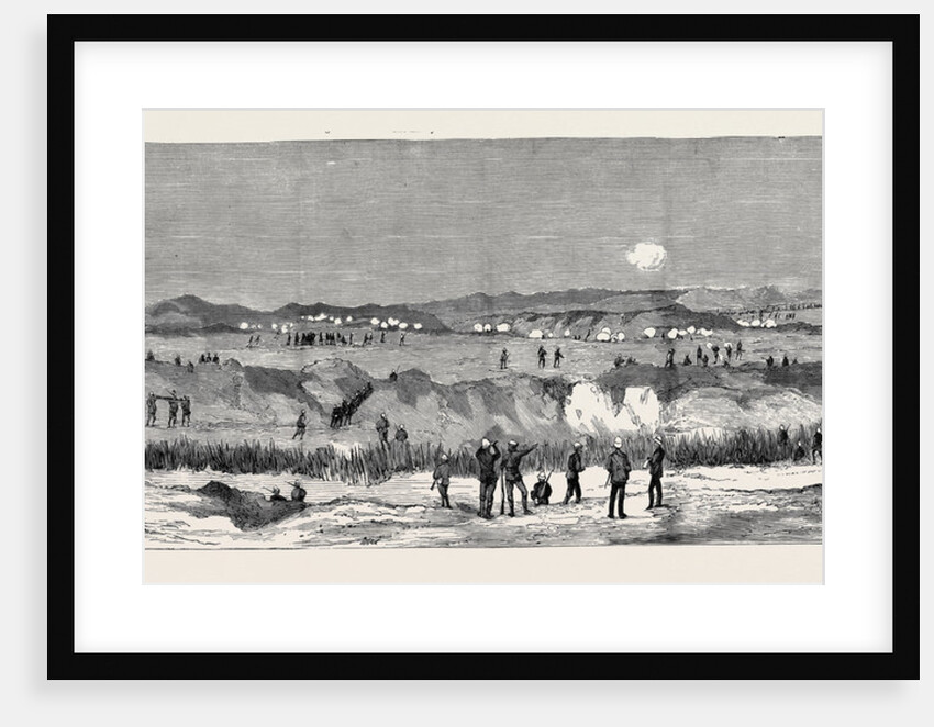 The Engagement at Chalouf on the Suez Canal, August 20 by Anonymous