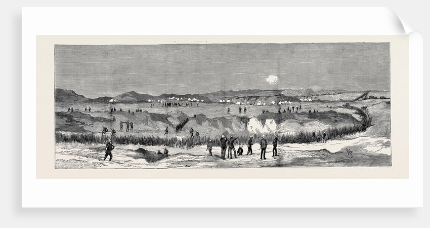 The Engagement at Chalouf on the Suez Canal, August 20 by Anonymous