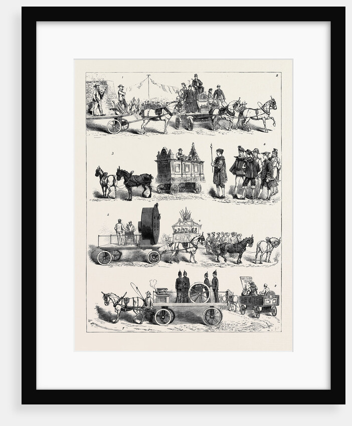 The Preston Guild Festival, the Trophies in the Trades Procession by Anonymous