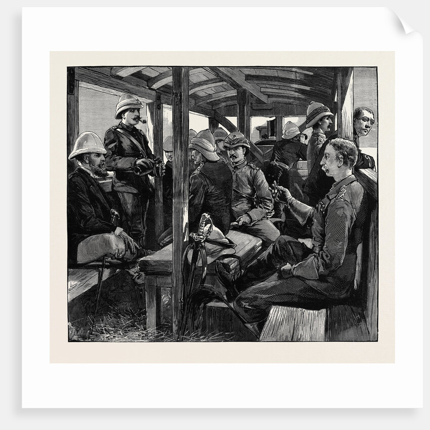 The Chiefs of the United Service: Sir Garnet Wolseley, Admiral Sir Beauchamp Seymour, and Their Staffs on Their Way to the Front by Anonymous
