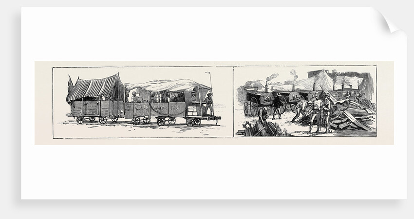 Armour-Plated Trucks Running Between Ismailia and the Front; Field Bakery, Ismailia by Anonymous