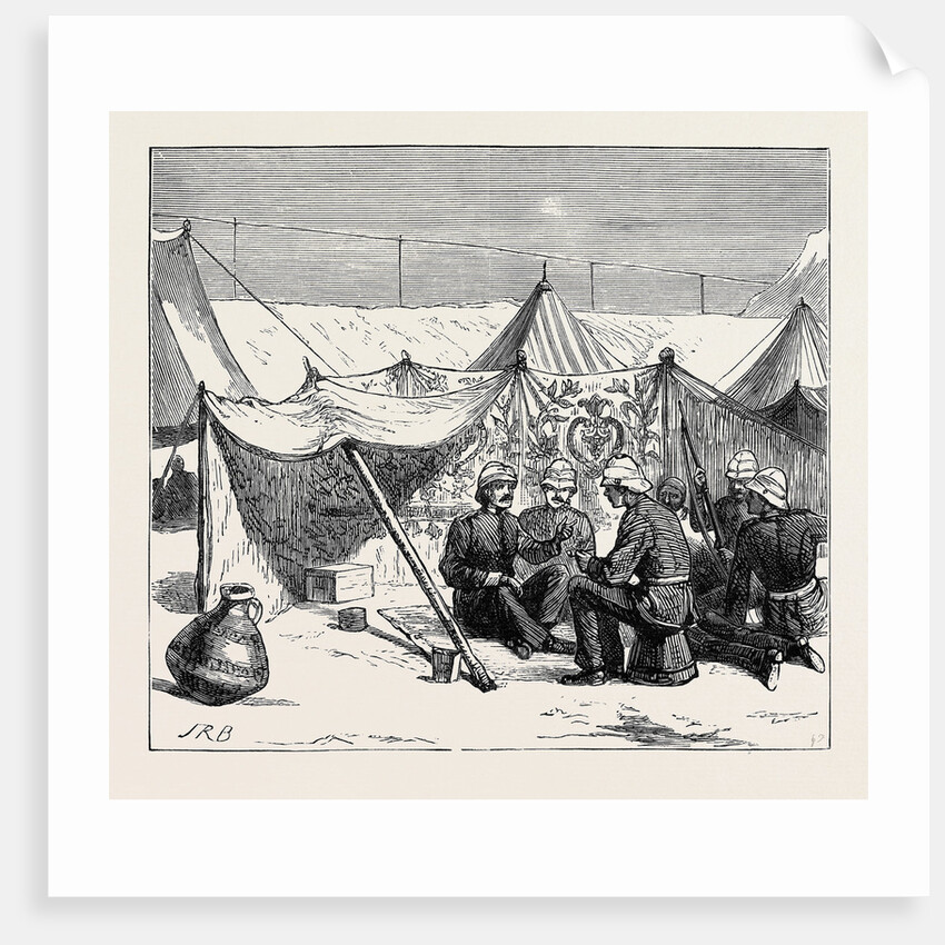 A Bivouac of the Royal Marines at Mahsameh by Anonymous