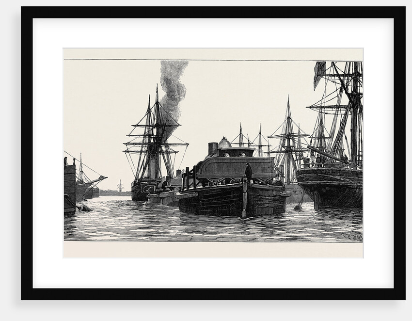 Engines from Alexandria Passing Up the Suez Canal to Ismailia by Anonymous