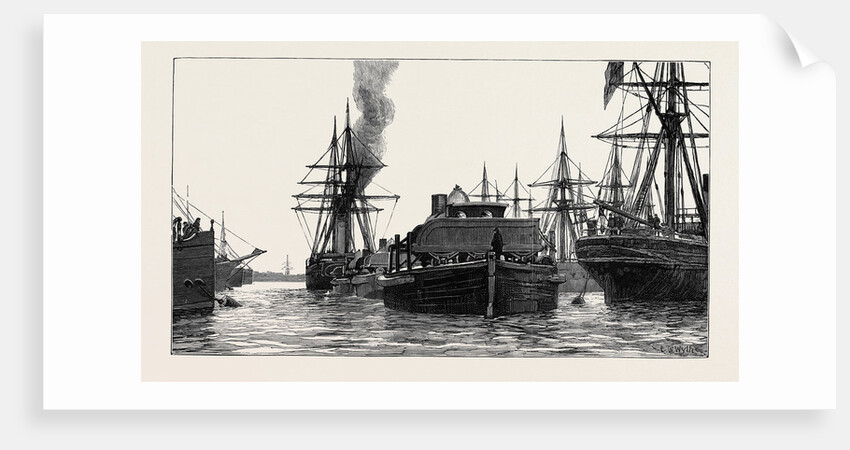 Engines from Alexandria Passing Up the Suez Canal to Ismailia by Anonymous