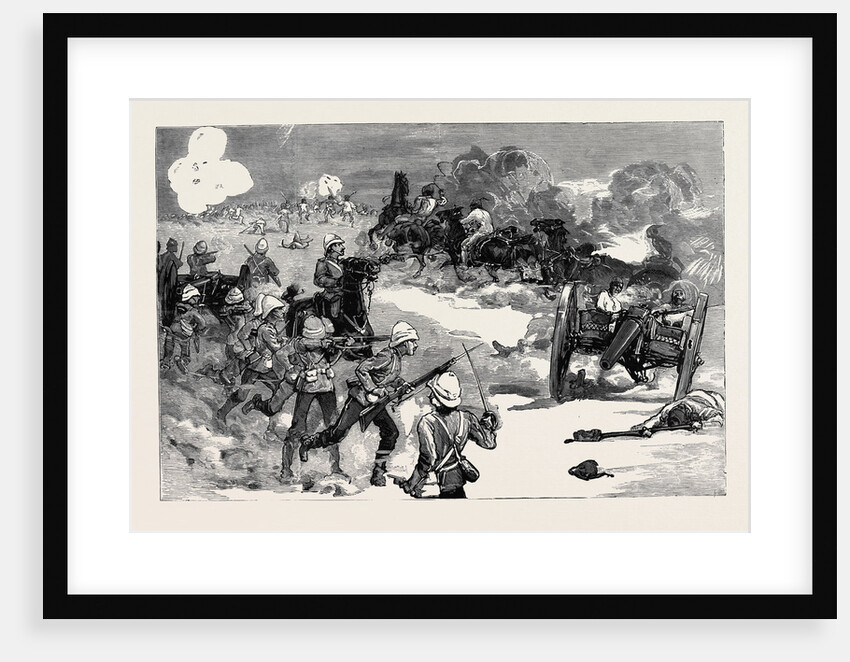 The Battle of Kassassin, September 9, Capture of Two Krupp Guns by the Royal Marines by Anonymous