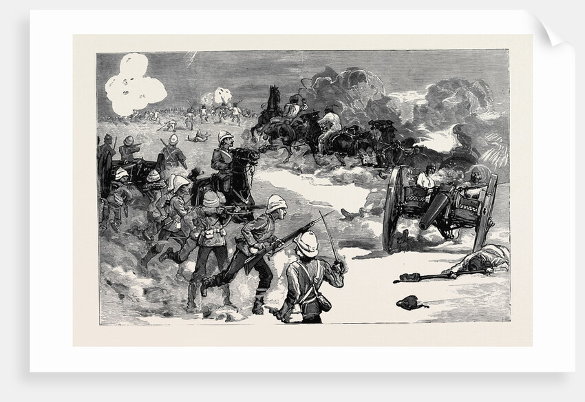 The Battle of Kassassin, September 9, Capture of Two Krupp Guns by the Royal Marines by Anonymous