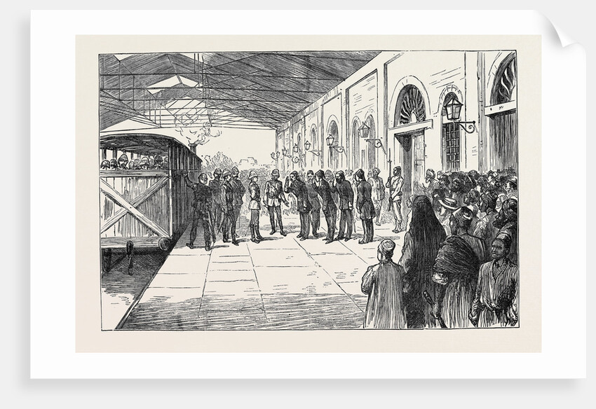Arrival of Sir Garnet Wolsely at Cairo Railway Station, September 15 by Anonymous